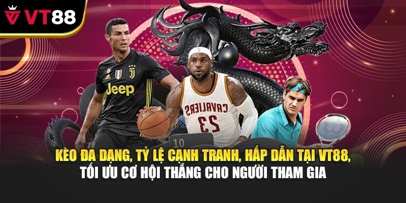 Kèo đa dạng, tỷ lệ cạnh tranh, hấp dẫn tại VT88, tối ưu cơ hội thắng cho người tham gia