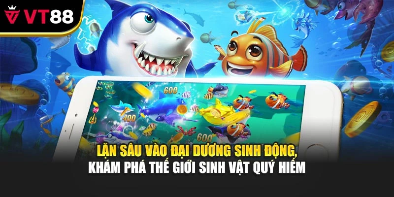 Lặn sâu vào đại dương sinh động, khám phá thế giới sinh vật quý hiếm