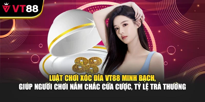 Luật chơi Xóc Đĩa VT88 minh bạch, giúp bạn nắm chắc cửa cược, tỷ lệ trả thưởng