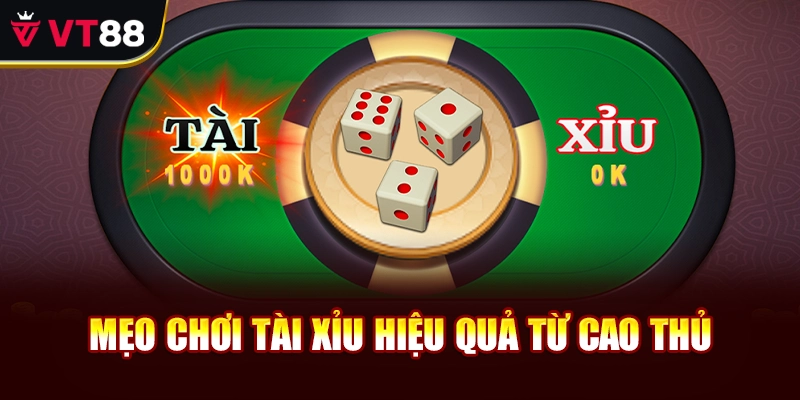 Mẹo chơi tài xỉu hiệu quả từ cao thủ